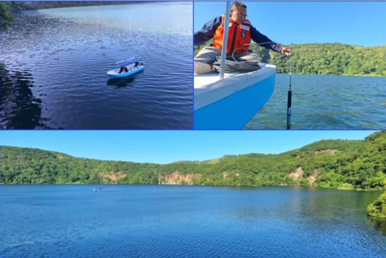 Inicia monitoreo en Laguna de Asososca para mitigar fenómeno del Volteo Térmico