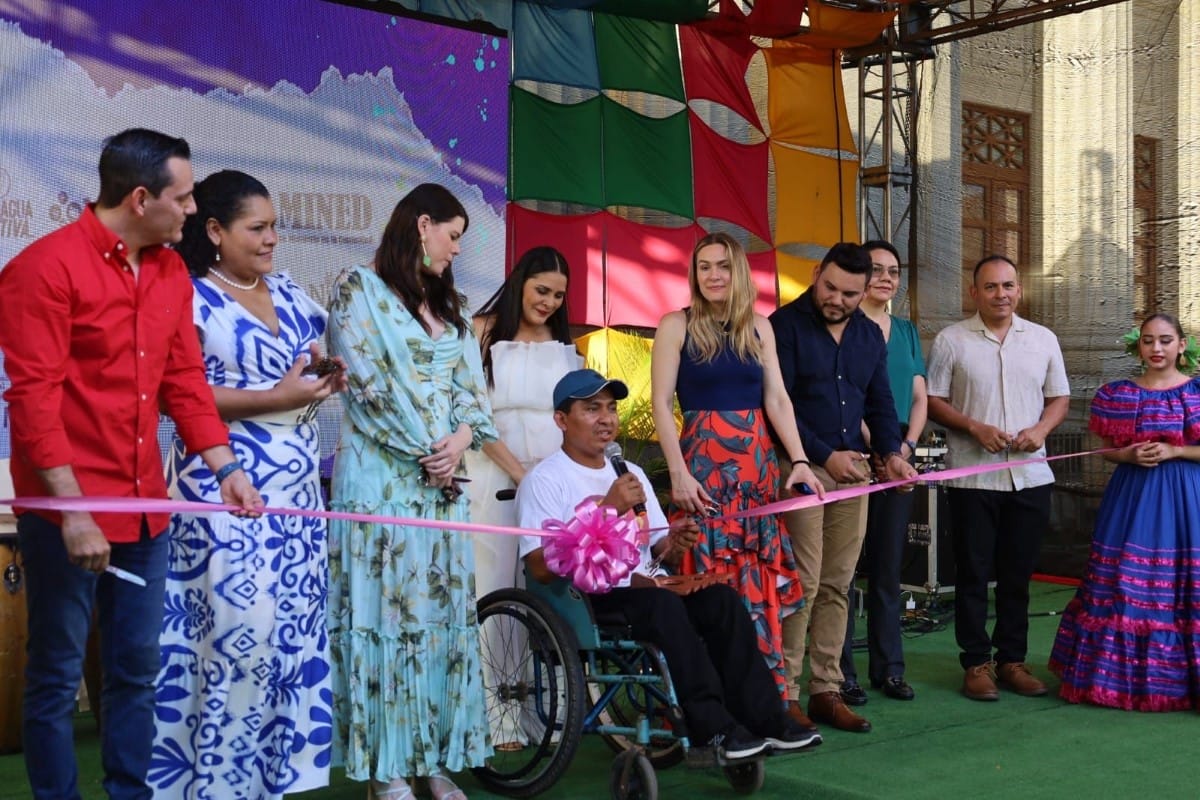 Inauguración de la Expo Feria Nacional Nicaragua Fuerza Bendita Emprendimientos que Inspiran