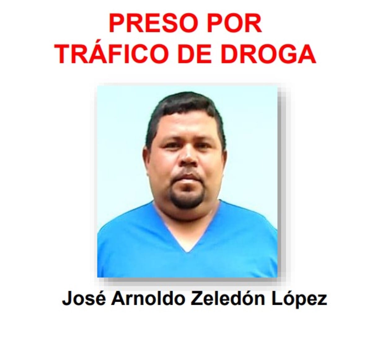 José Arnoldo Zeledón López, de 41 años