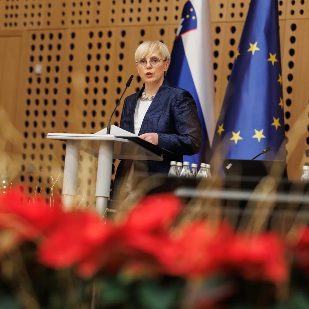 Presidenta de Eslovenia Nataša Pirc Musar