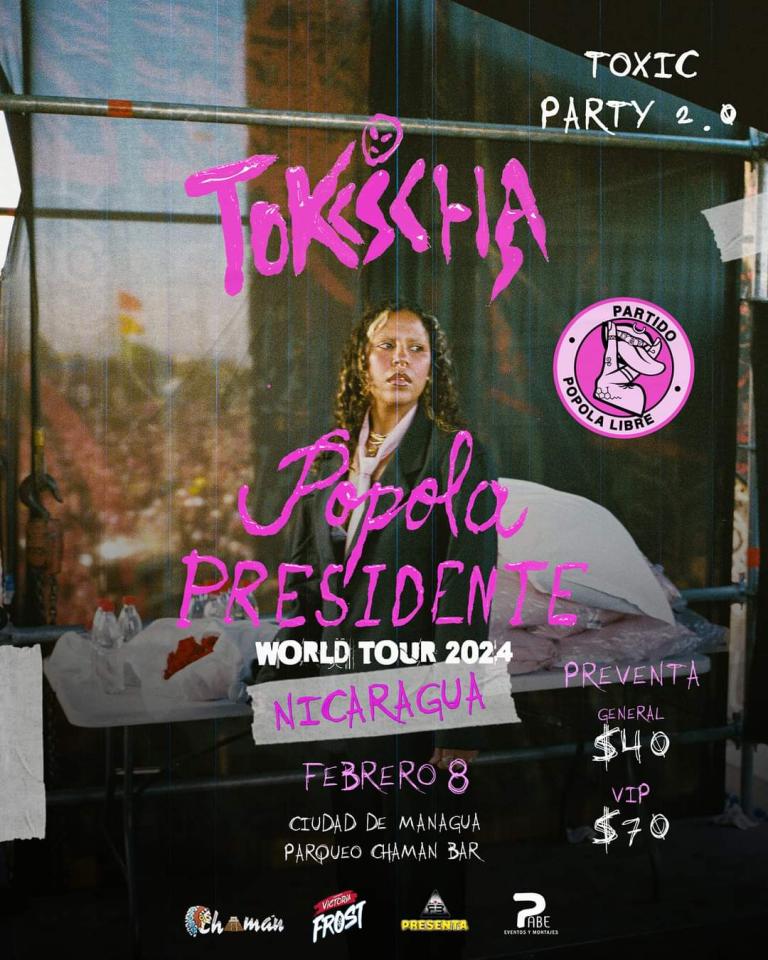 Concierto de Tokisha reprogramado en  febrero 2024