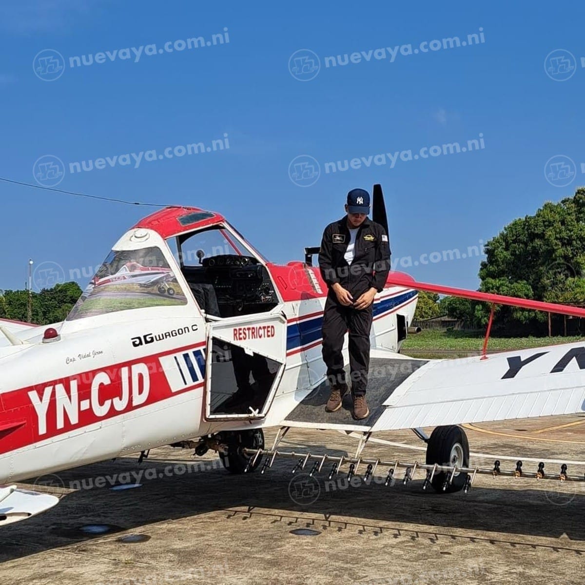 Elián Antonio Narváez pilotaba una avioneta Cessna