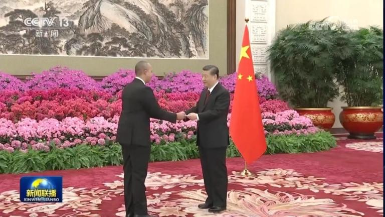 Nicaragua presenta Cartas Credenciales ante el presidente de China Xi Jinping