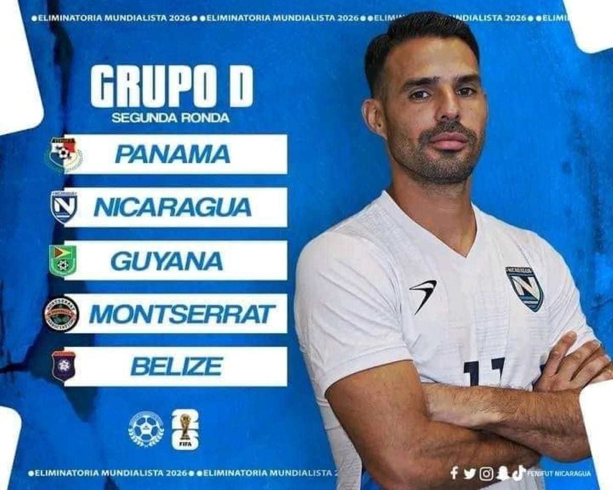 Selección Nacional de Nicaragua en el Grupo D para las eliminatorias Mundialista 2026 