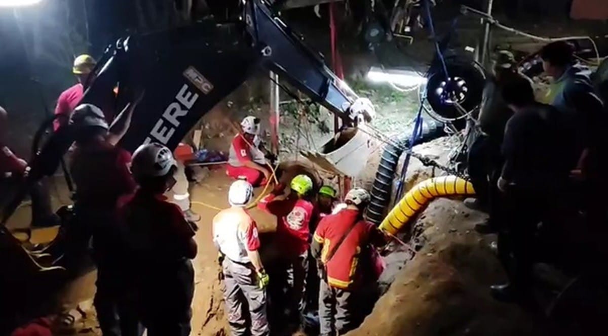 Un nica pasó 16 horas atrapado dentro de un pozo en Costa Rica