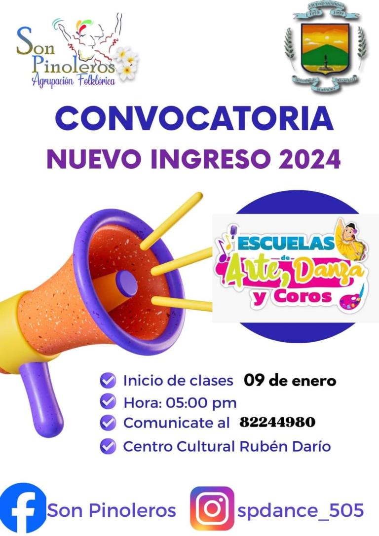 Agrupación folklórica «Son Pinoleros» de Ciudad Sandino inician convocatoria