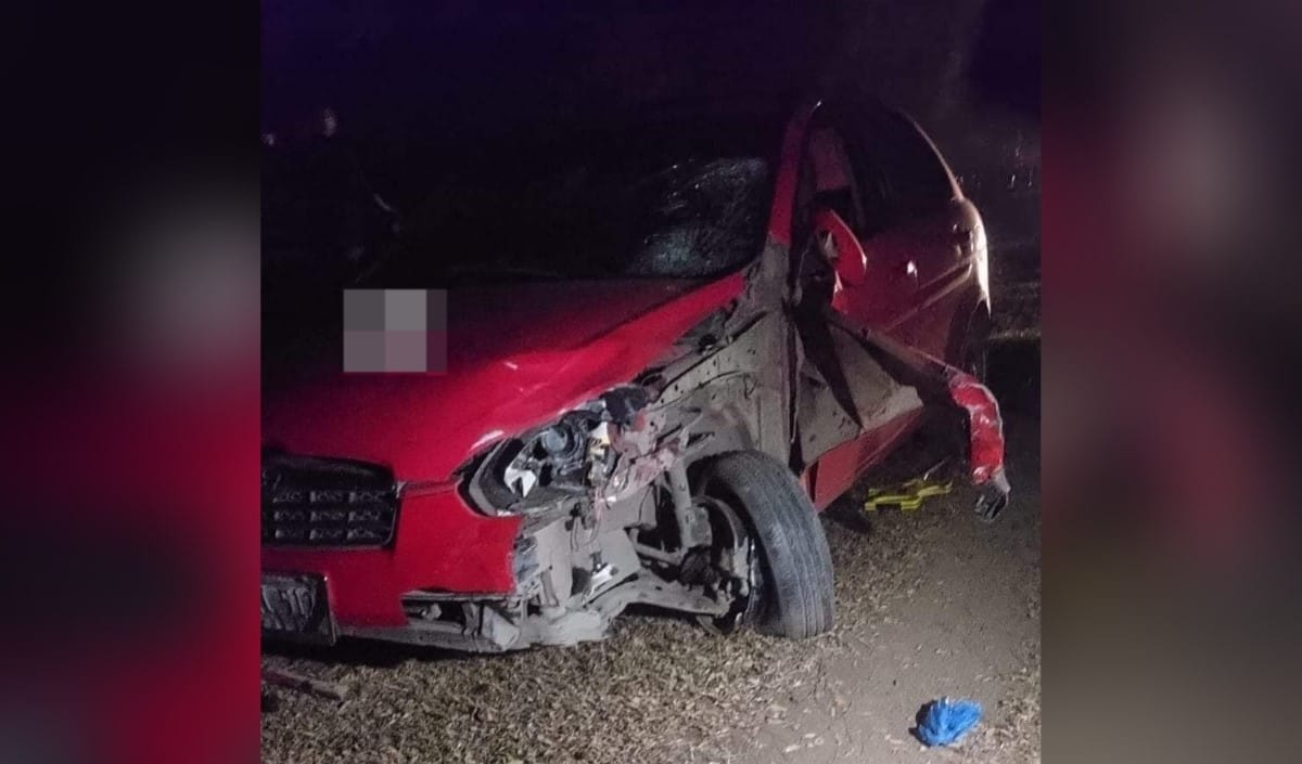 El conductor de este taxi conducía borracho en Tola, Rivas