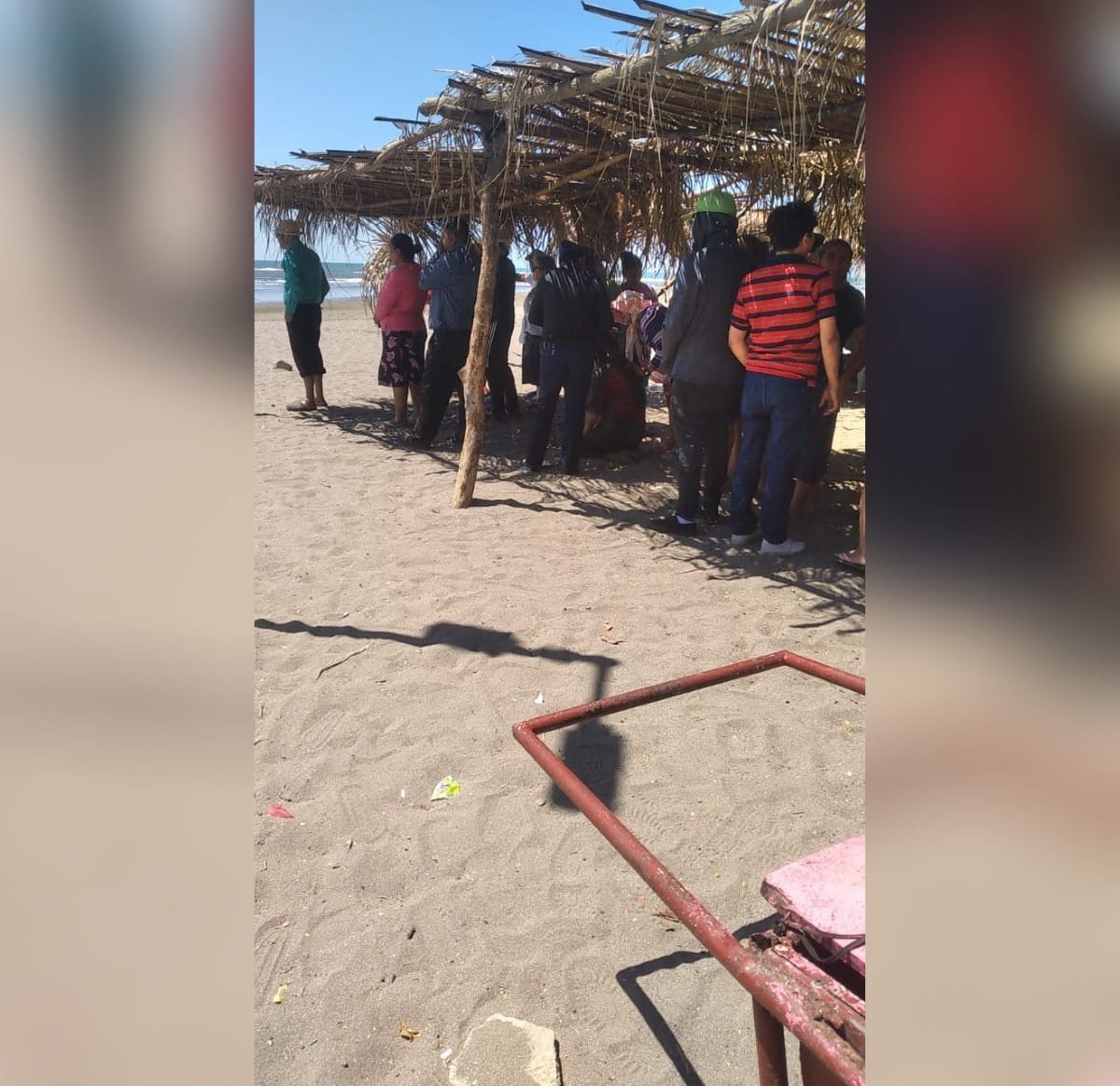 Sus familiares llegaron al balneario como parte de una excursión evangélica