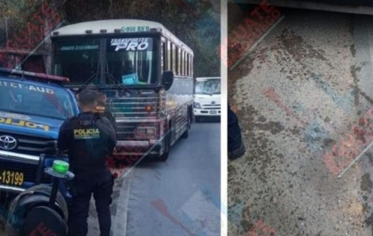 Nica fue abatido a tiros cuando intentaba asaltar un autobús en la zona 10 de Guatemala