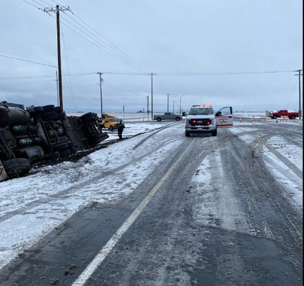 El fatal accidente ocurrió en la carretera estatal 17, cerca del pueblo de Othello