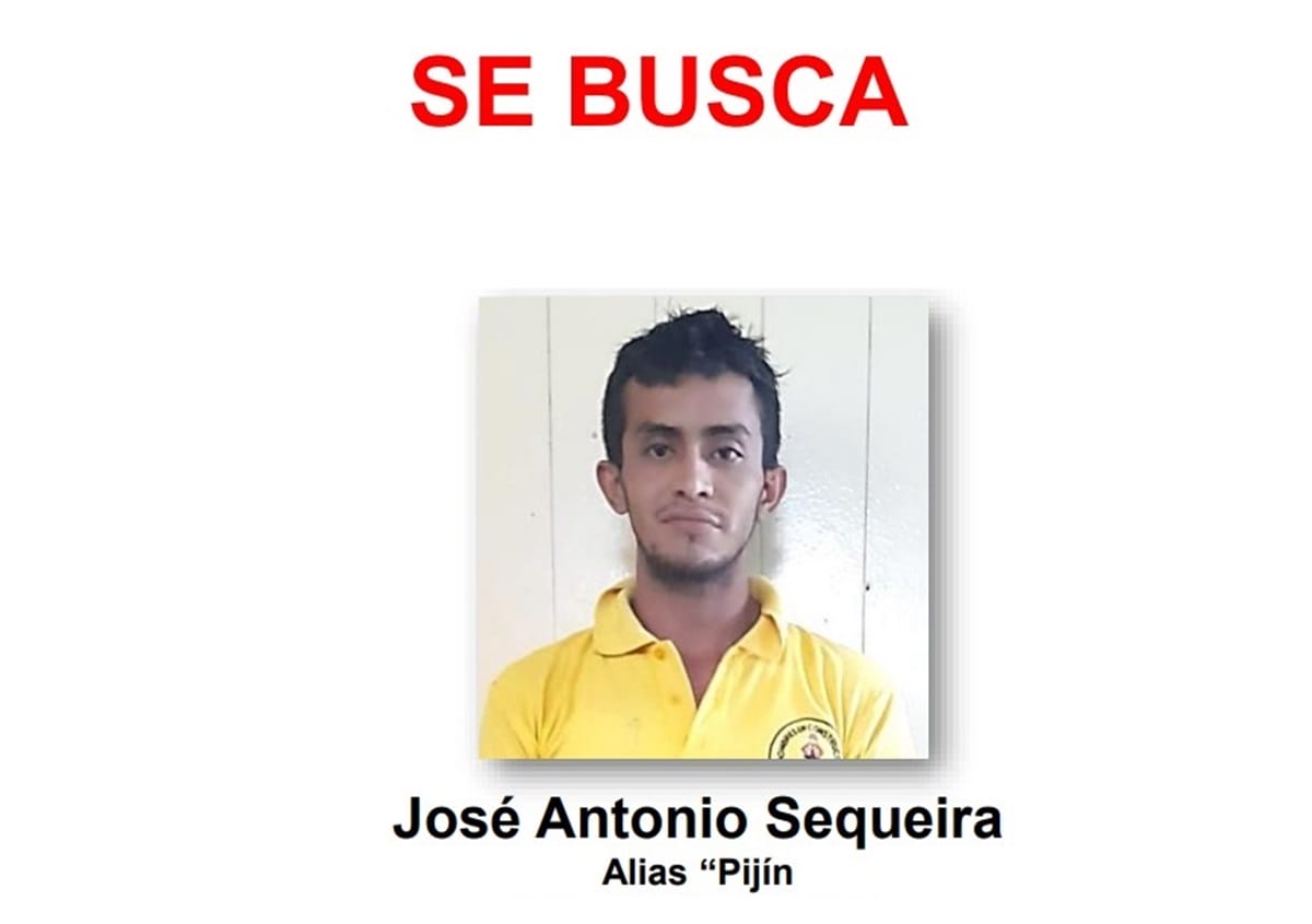 Se busca al delincuente José Antonio Sequeira, alias Pijín