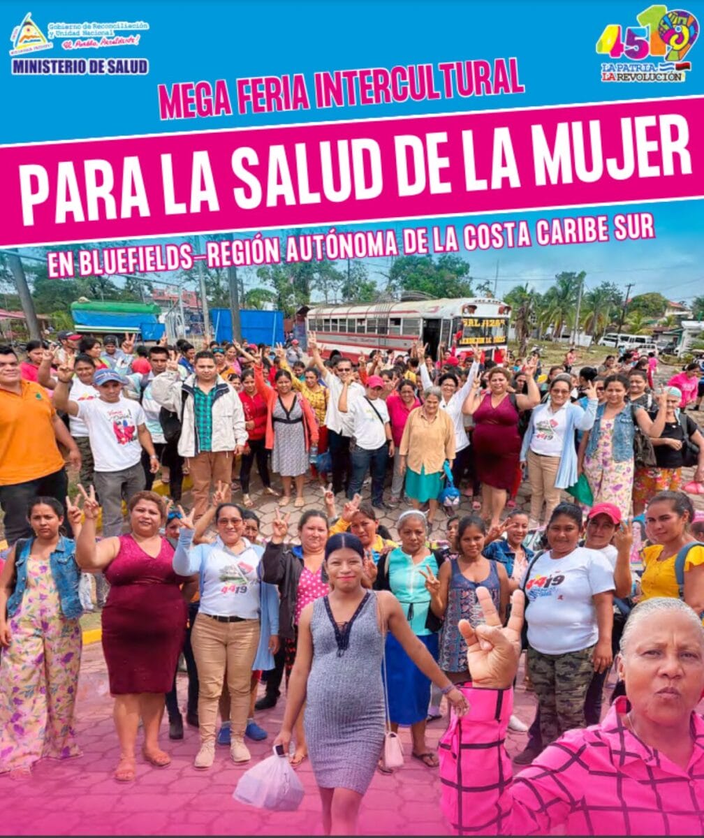 Mega Feria Intercultural de Salud para Mujeres en Bluefields