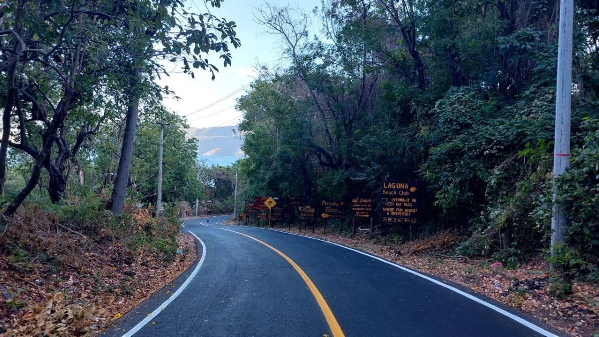 Acceso a la Laguna de Apoyo