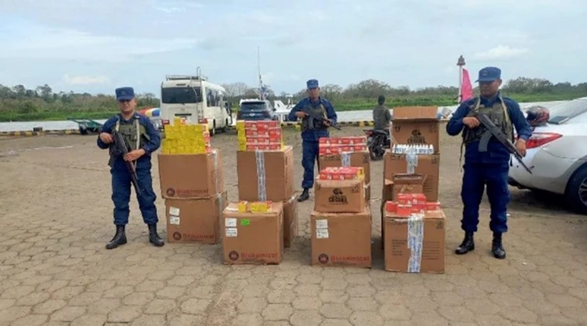 Ejército de Nicaragua frustra intento de contrabando de medicamentos a Costa Rica