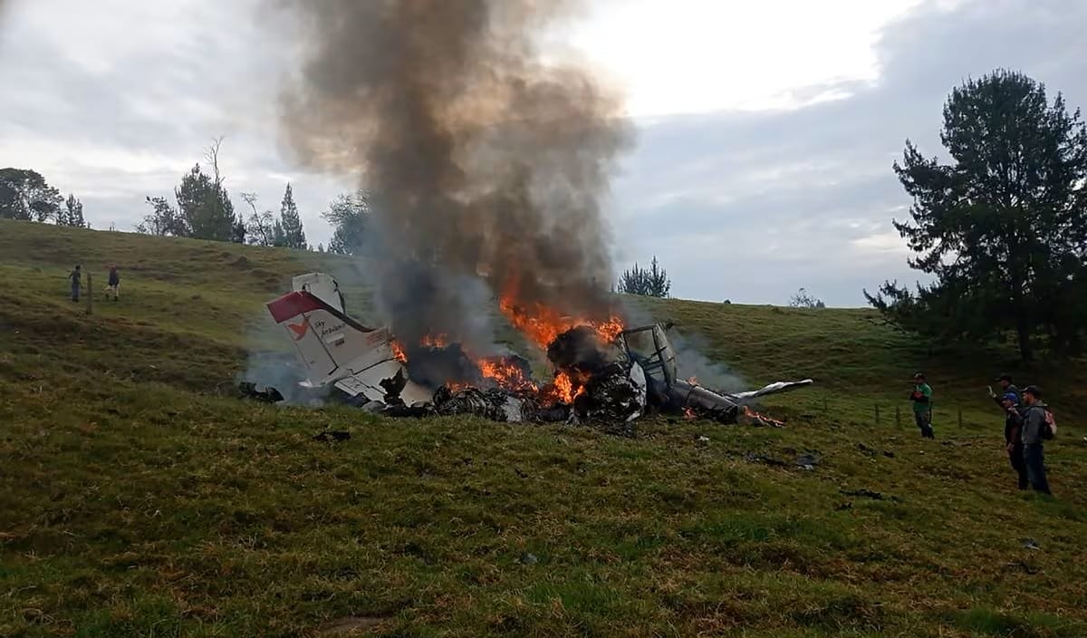 Tragedia aérea en Colombia: Cuatro muertos en accidente de avioneta ambulancia