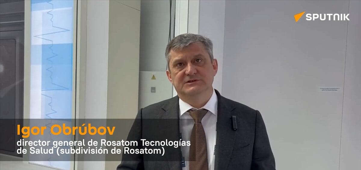 Ígor Obrúbov, Director General de la División de Tecnologías de la Salud de Rosatom