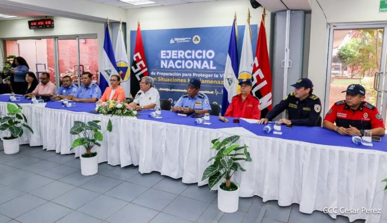 Nicaragua se prepara para el Primer Ejercicio Nacional Multiamenazas 2024