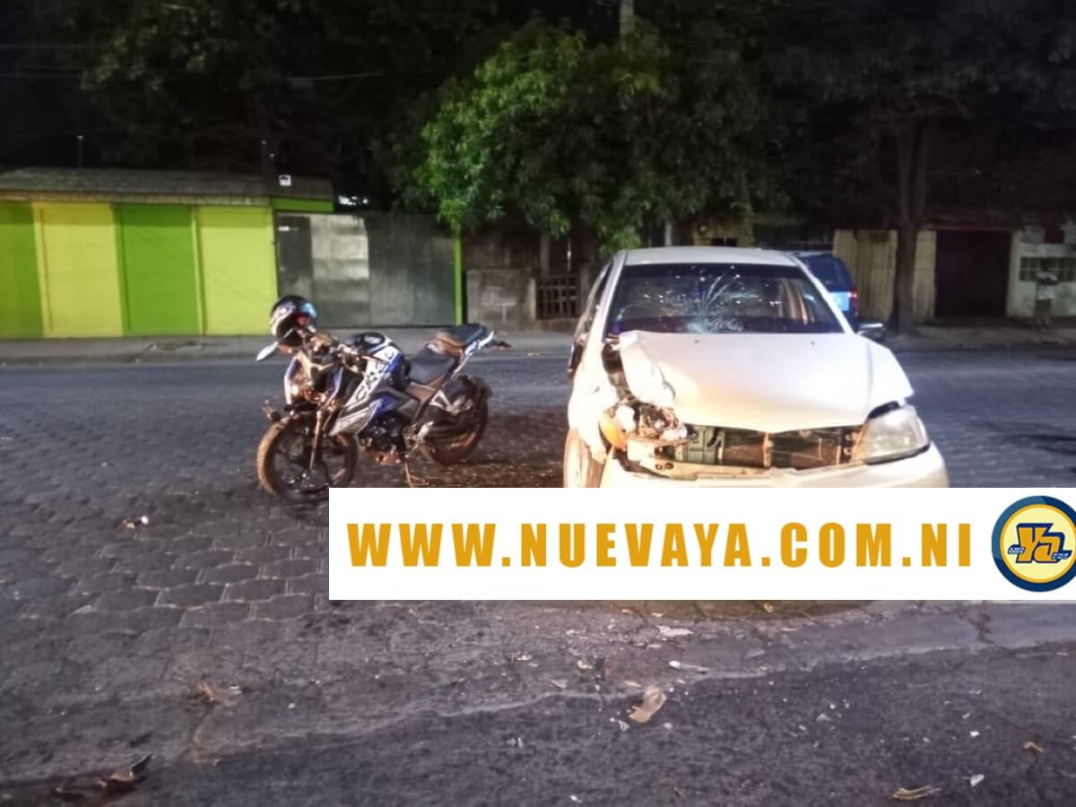 Trágico accidente en Managua: joven de 23 años fallece en colisión de tráfico