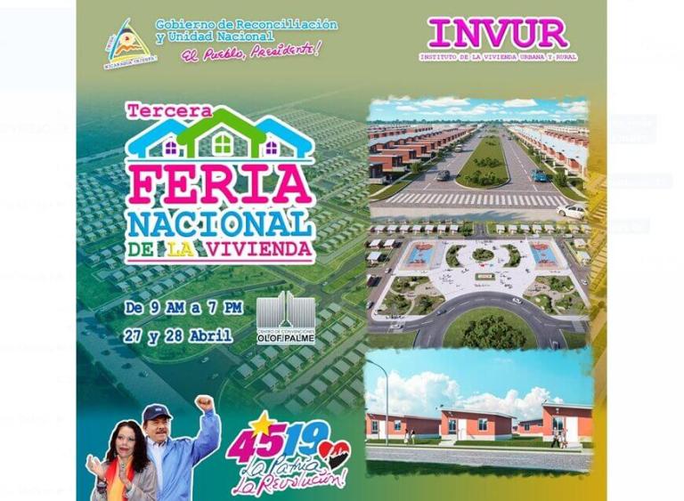 Este fin de semana: ¡Tercera Feria Nacional de la Vivienda por Invur!