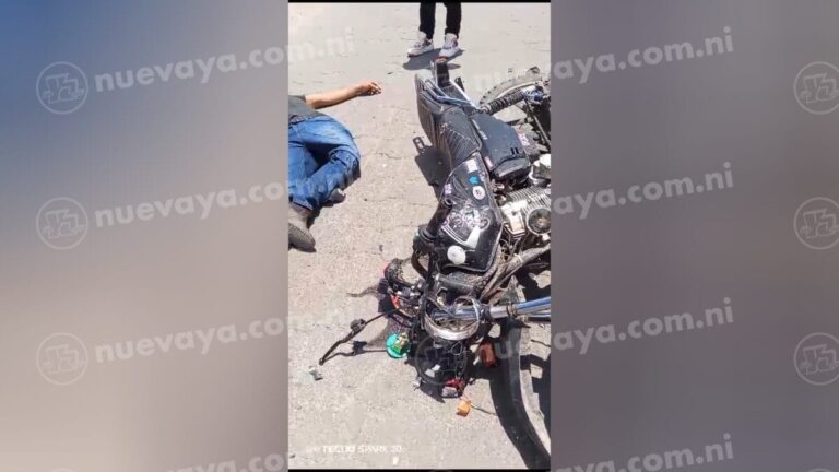 Reportan dos lesionados en colisión de motos en Bilwi, Caribe Norte