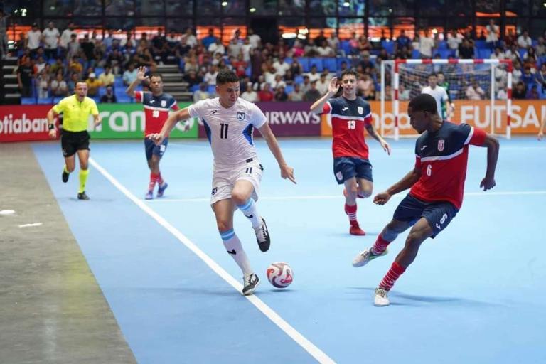 Nicaragua empata ante Cuba y sigue con vida en Premundial de fútbol sala