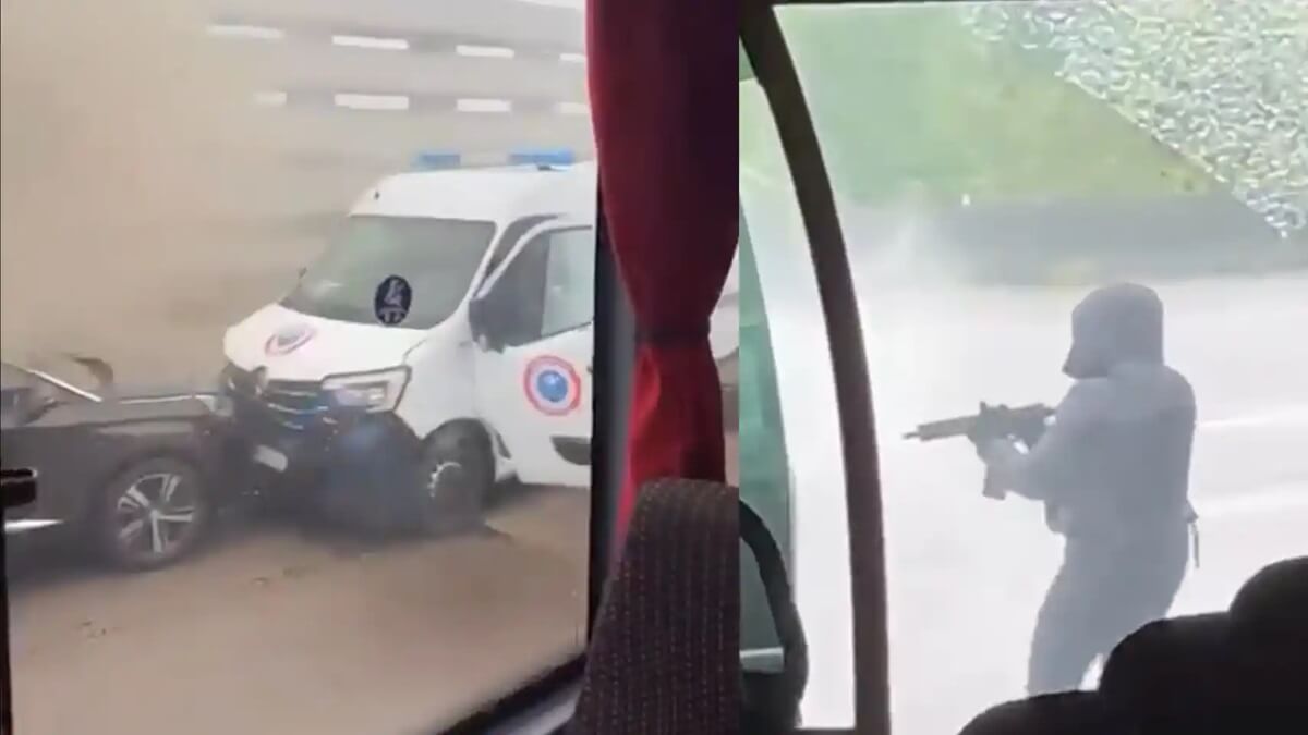 Trágico ataque en Francia: Peligroso reo escapa tras asalto a furgoneta policial