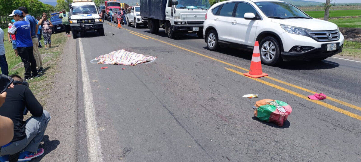 El accidente sucedió en el kilómetro 107 de la carretera Sébaco - San Isidro