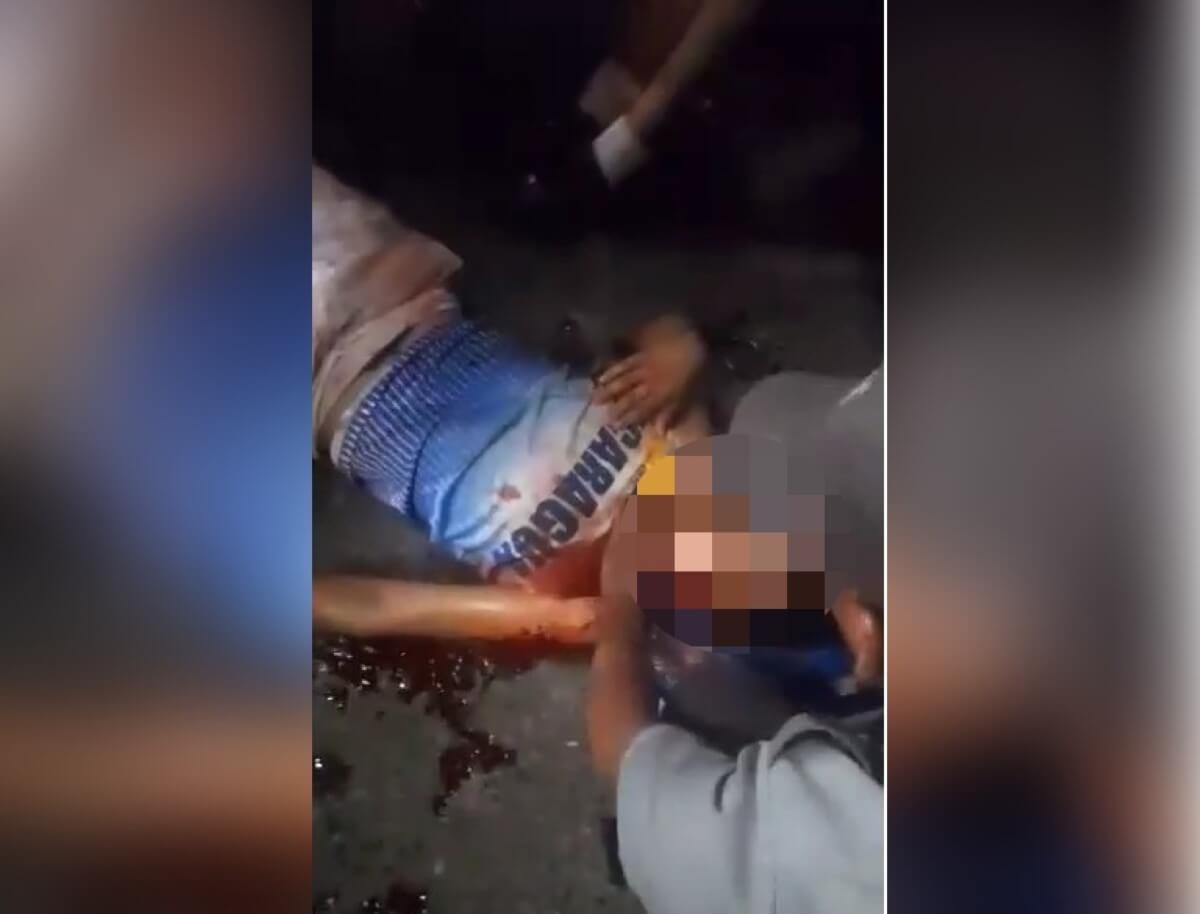 Jóvenes impactan contra un carro en rotonda de Managua