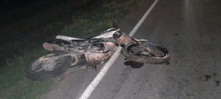 Pasajera resulta lesionada en accidente de motocicleta en Jinotepe, Carazo