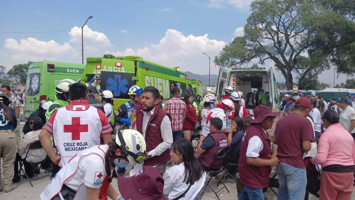 Los servicios de emergencia atendieron a los heridos