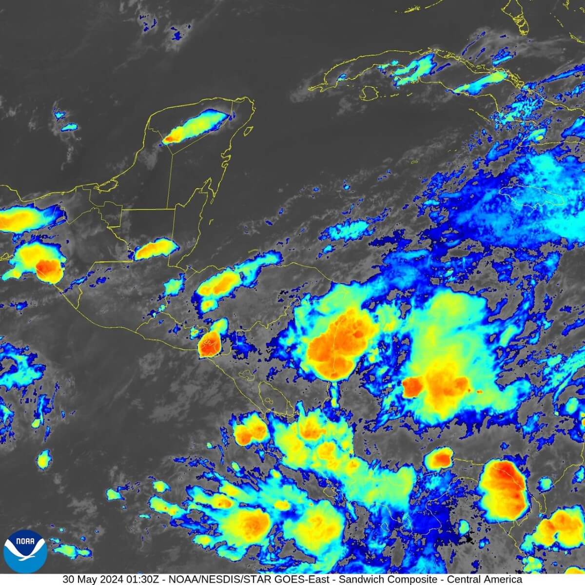 Alerta meteorológica: Onda Tropical No. 1 llega a Nicaragua