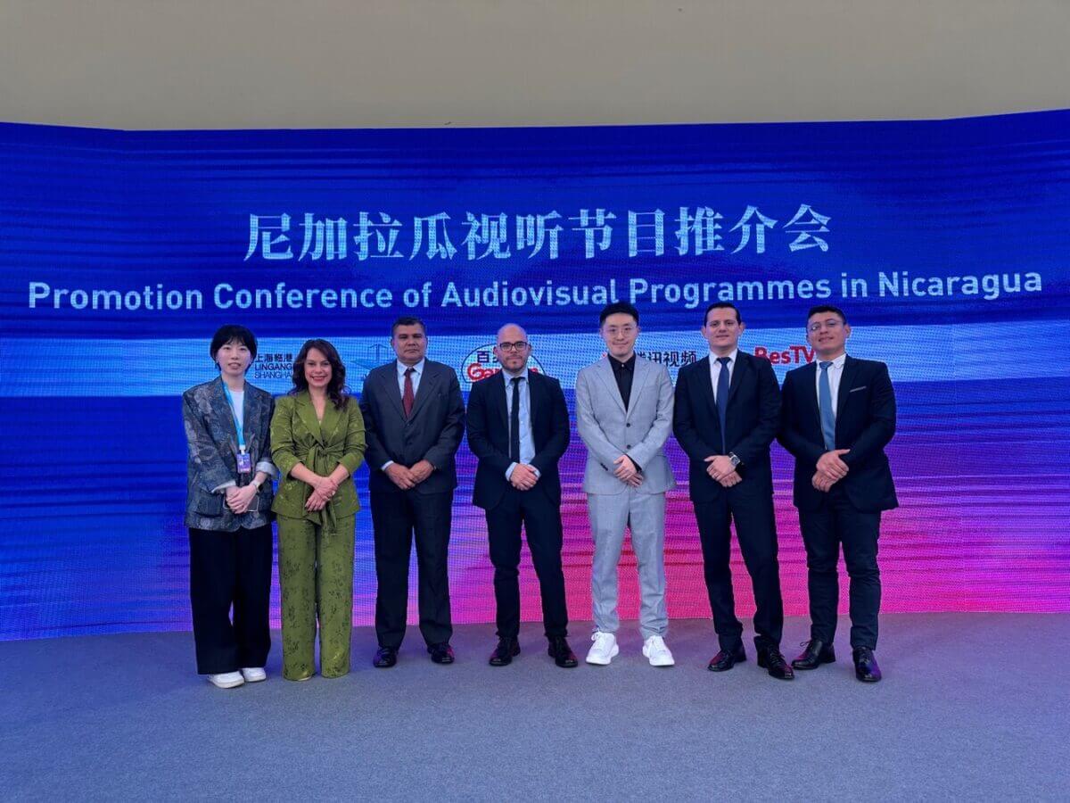 Delegación nicaragüense destaca en Festival de TV Shanghai