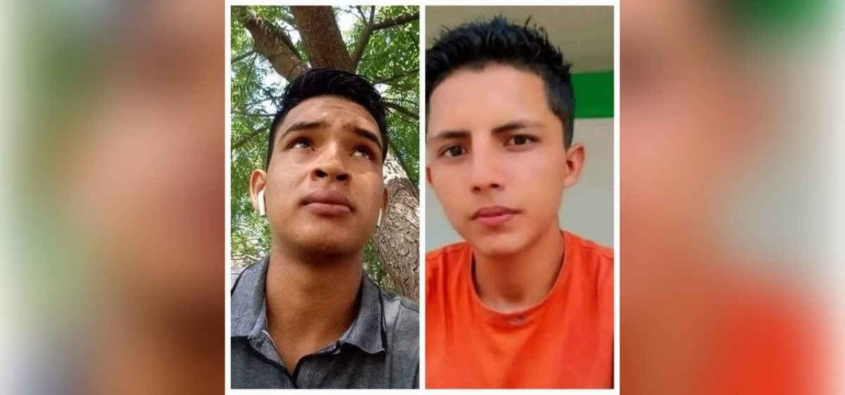 Eduard Aguilar Álvarez, de 18 años, y Álvaro Carrero, de 21