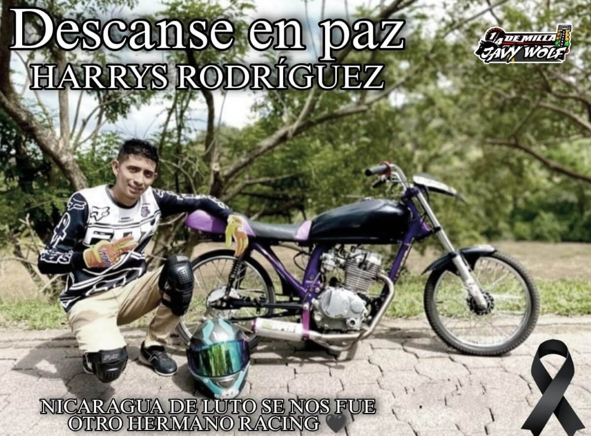 Harrys Rodríguez, de 23 años. Foto cortesía 1/4 de milla Javy Wolf