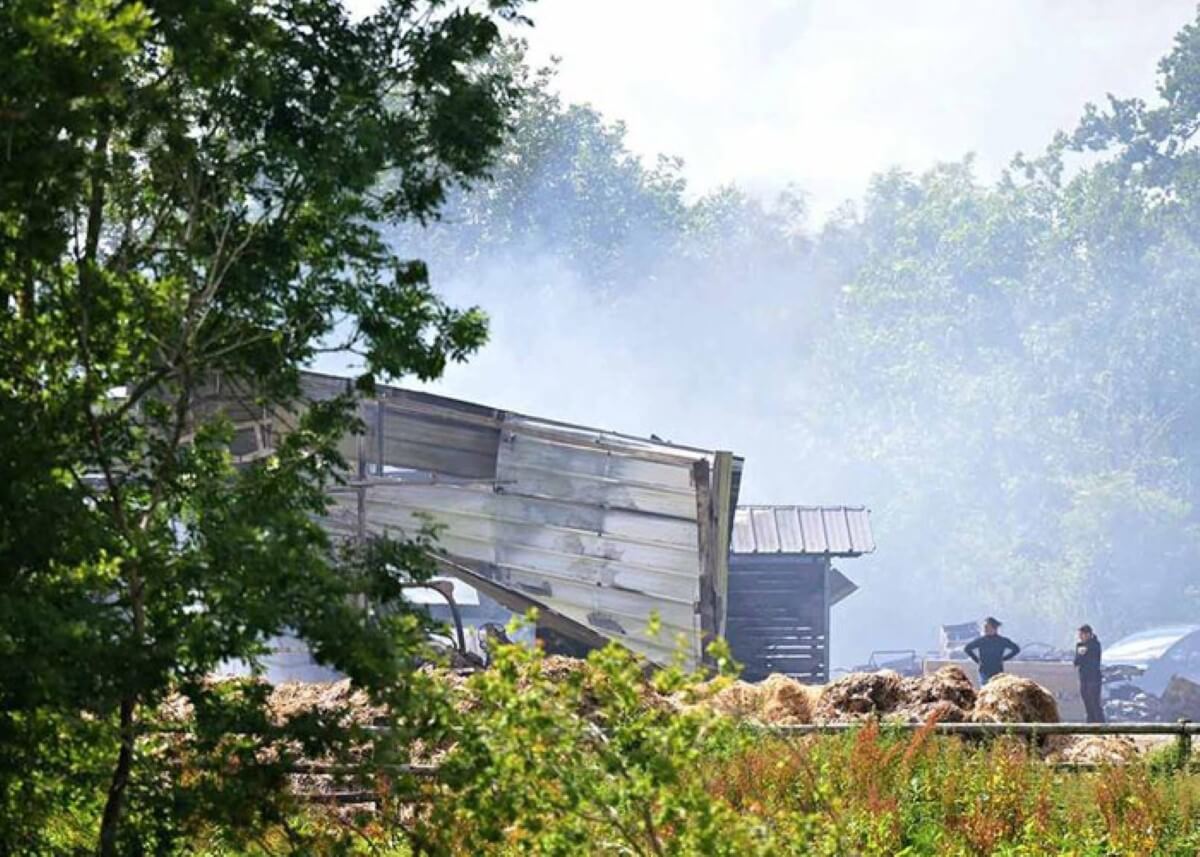 Trágico incendio en establo de Normandía: 70 caballos fallecidos