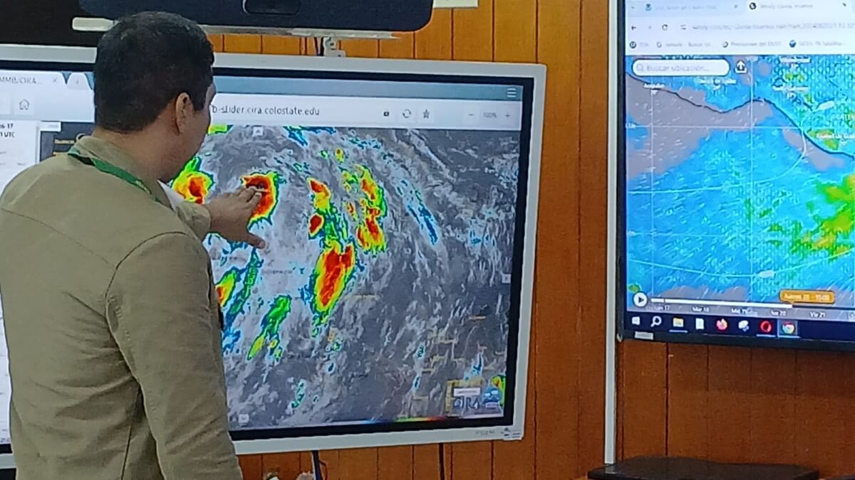 Alerta: Continuarán lluvias en Nicaragua por influencia de sistema al norte del Golfo de México