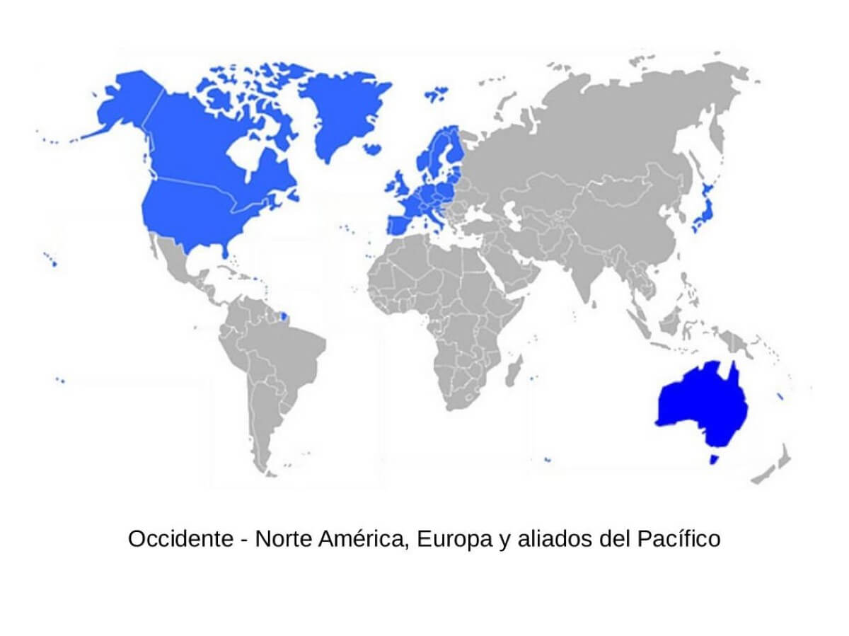 Occidente - Norteamérica, Europa y Aliados del Pacifico