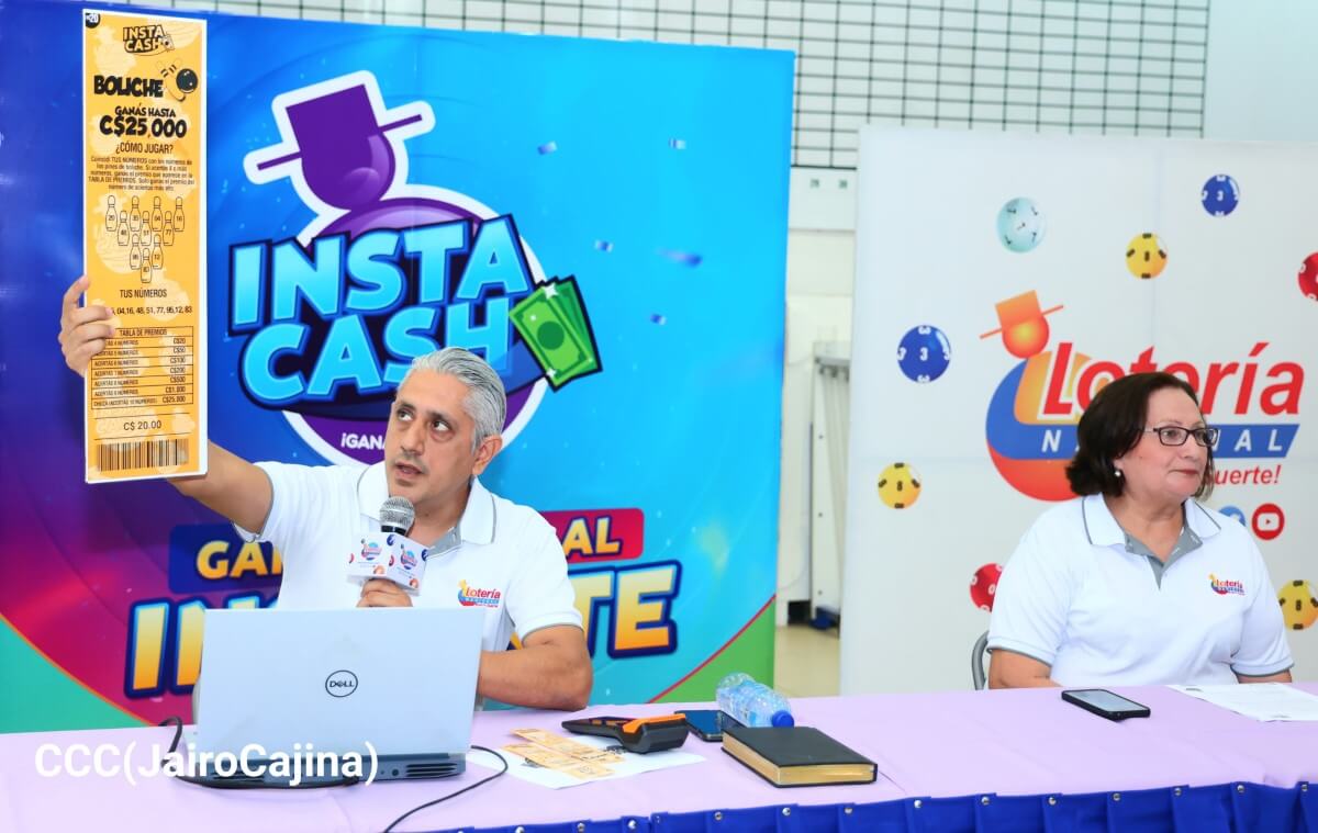 Lotería Nacional presenta un nuevo juego INSTACASH