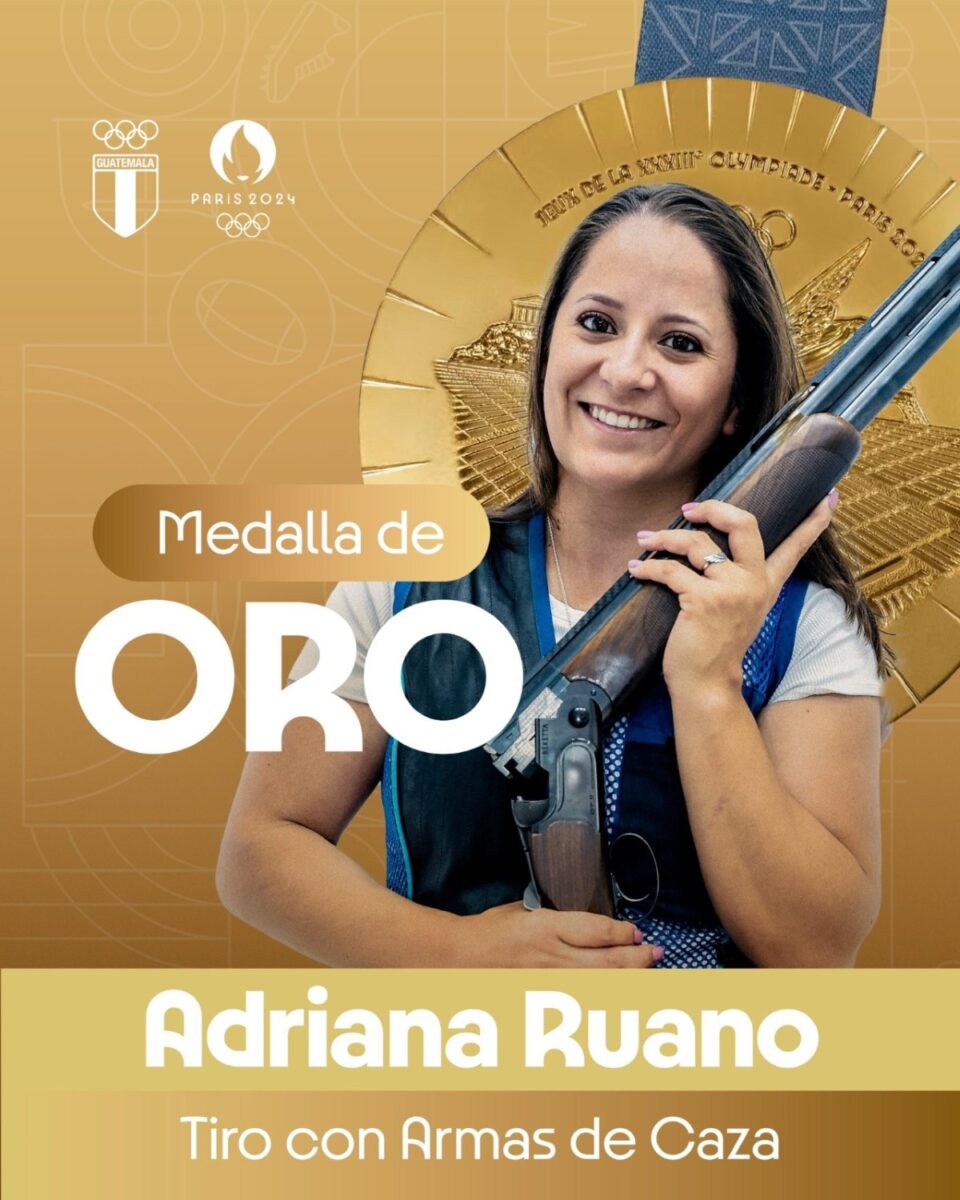 Adriana Ruano gana medalla de oro en foso femenino - Juegos Olímpicos París 2024