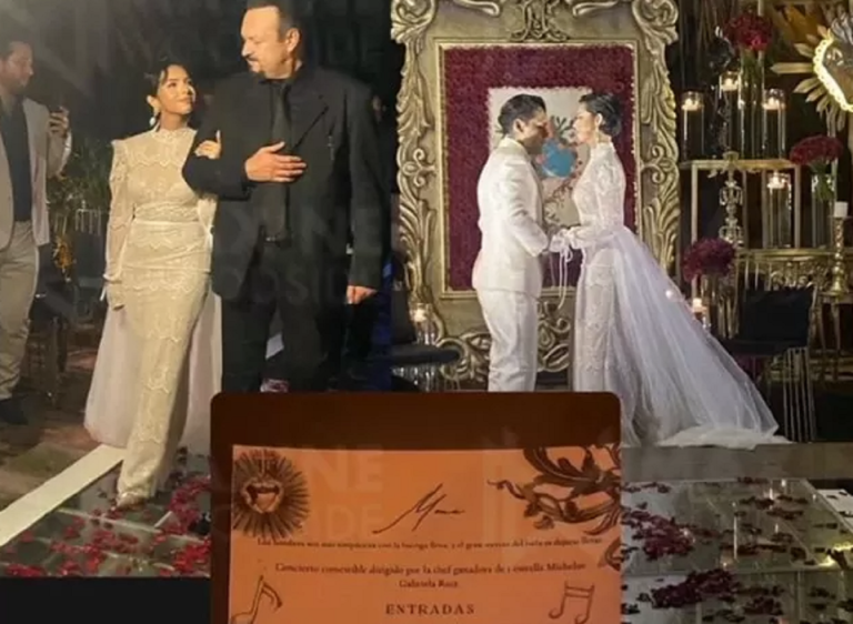 Cristian Nodal y Pepe Aguilar «los más felices» en la boda de Ángela Aguilar