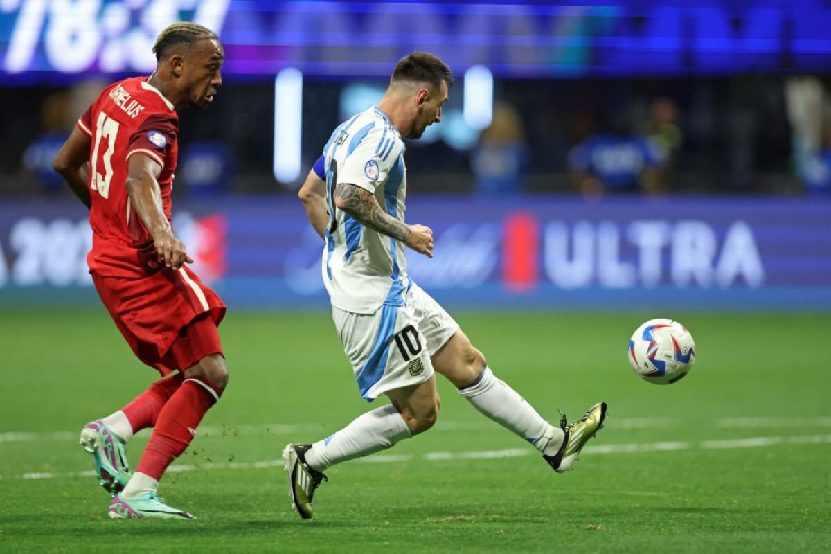 Argentina vs Canadá en semifinal de Copa América 2024