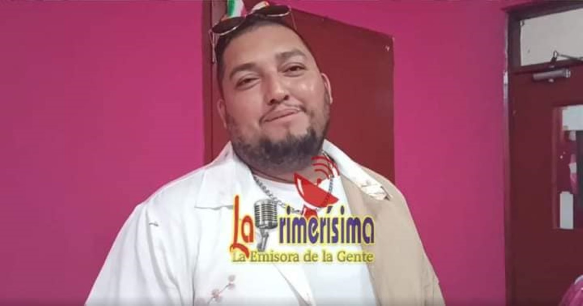 Braulio Francisco Ríos Morán, de 32 años. Foto cortesía Radio La Primerísima