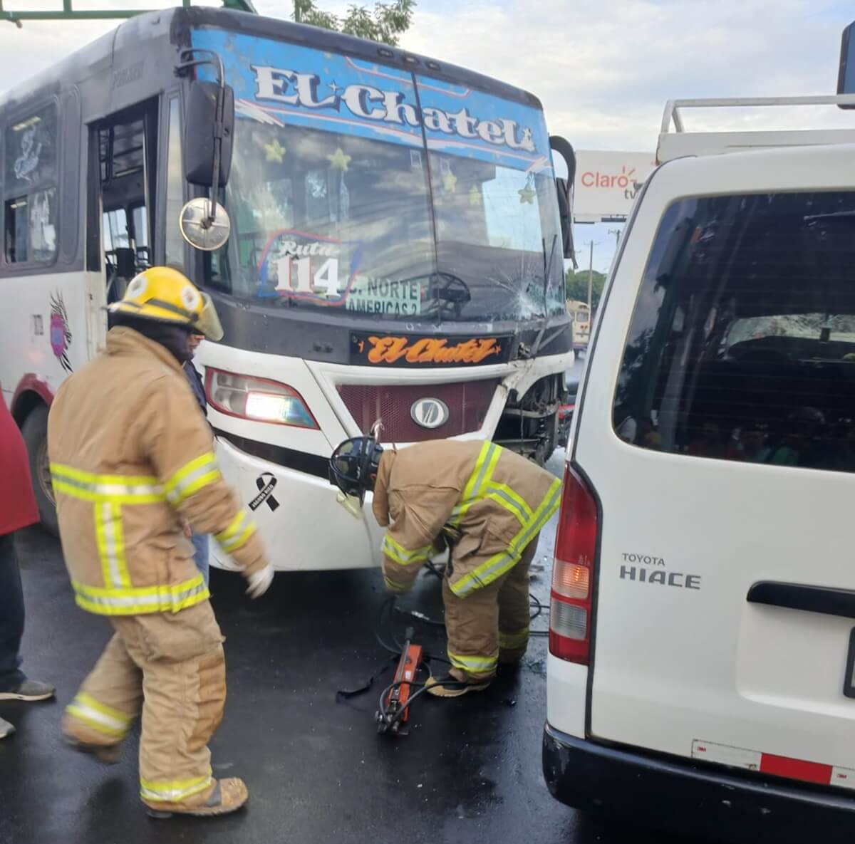 El autobus El Chatel de la Ruta 114