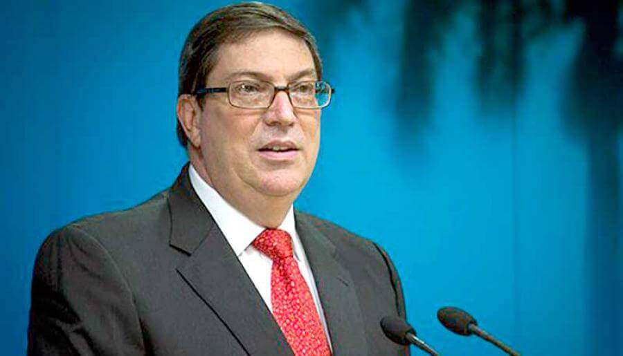 El ministro de Relaciones Exteriores de Cuba, Bruno Rodríguez