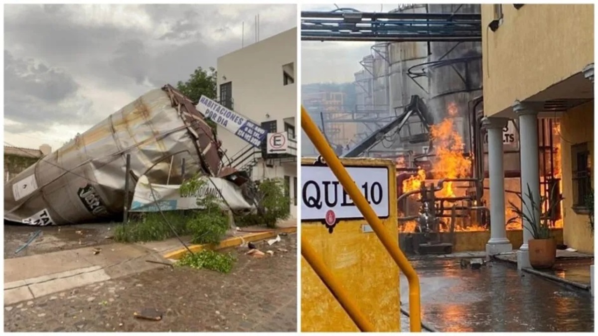 Tragedia en fábrica tequilera La Rojeña, México