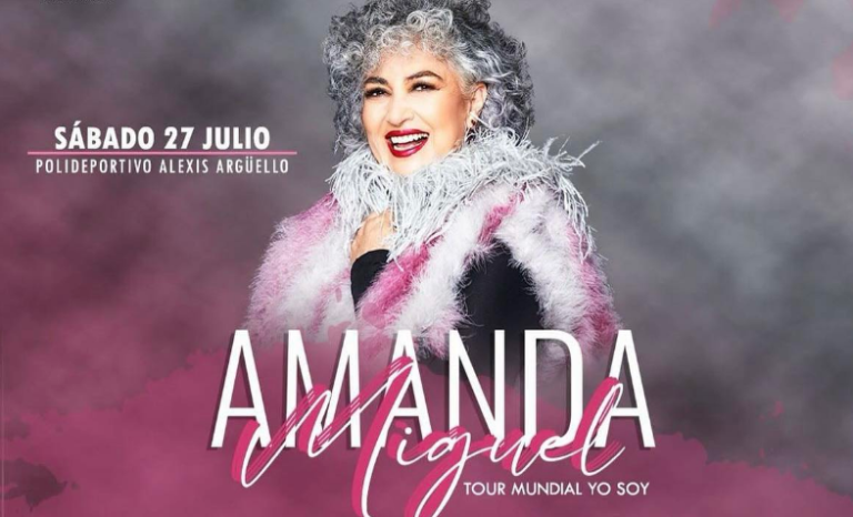 Inicia cuenta regresiva para concierto de Amanda Miguel en Polideportivo Alexis Argüello