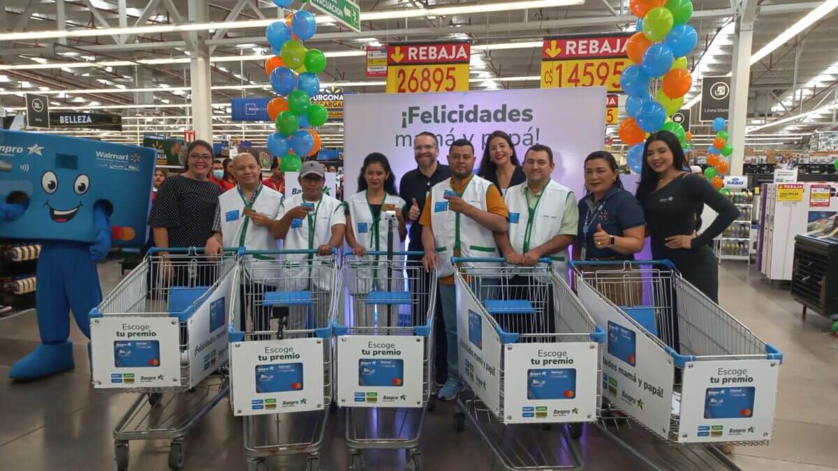 Ganaron $3,000 en compras con tarjeta MasterCard Walmart Banpro