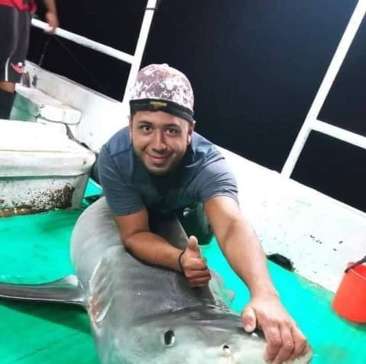 El pescador nicaragüense Job Eliú Guillen García