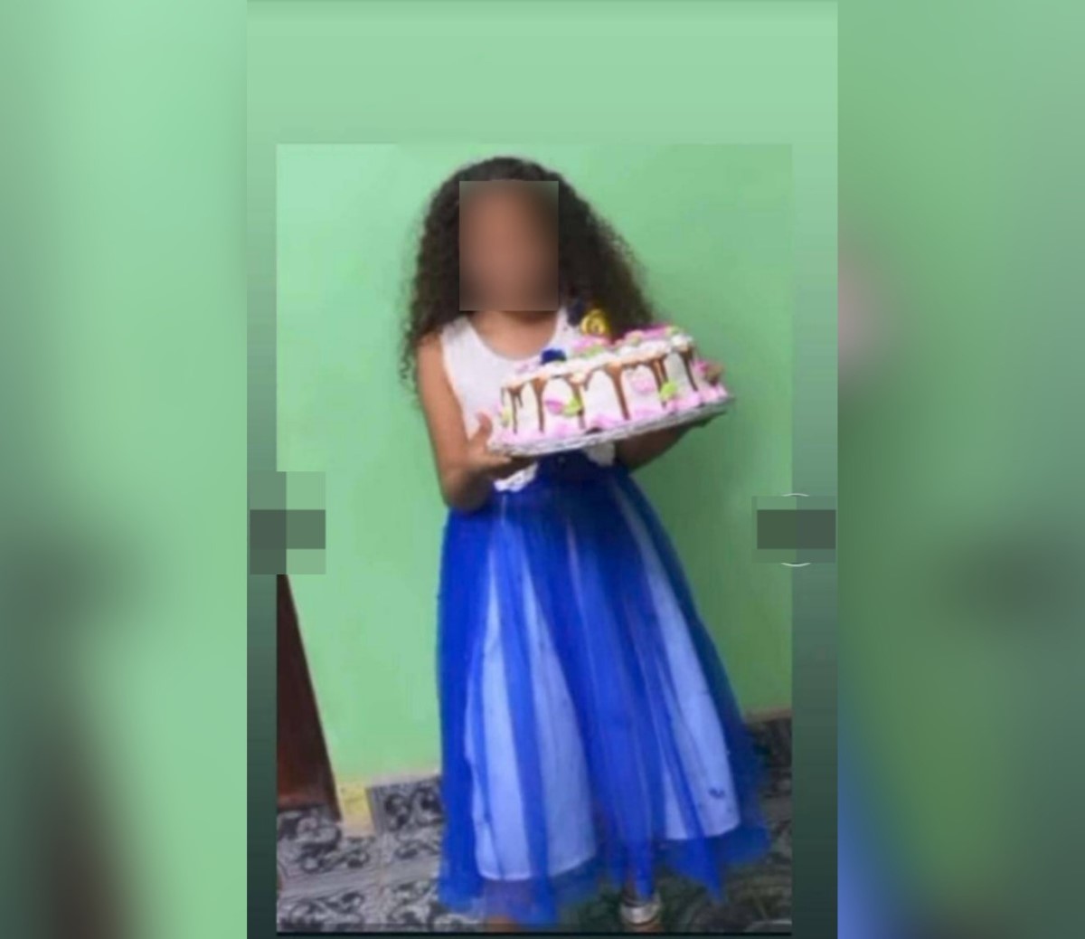 La niña Lanuza Alanís, de 9 años