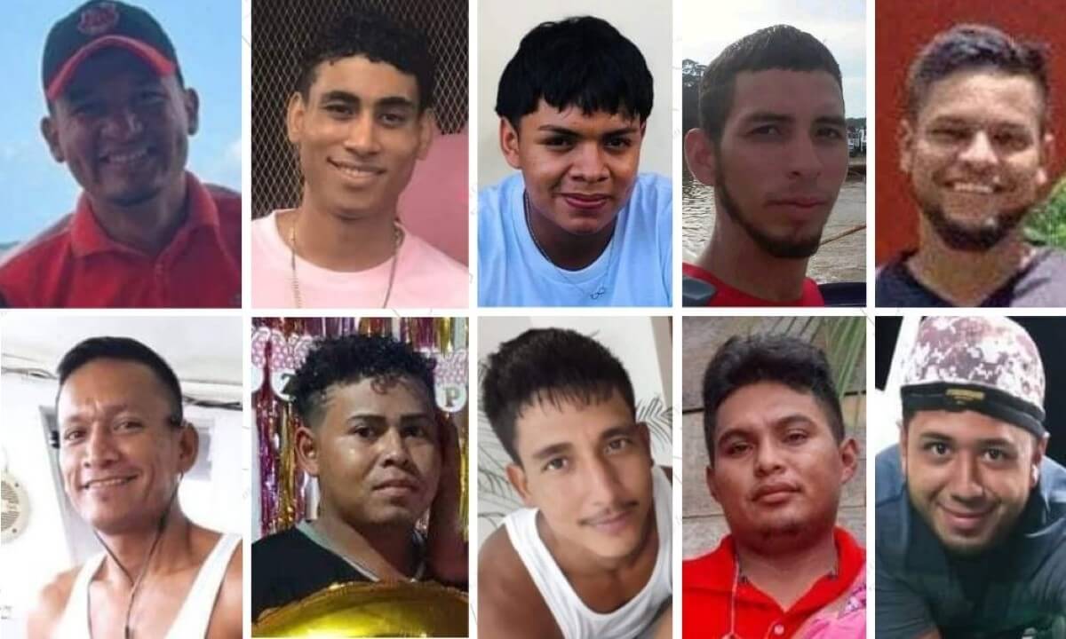 Marinos desaparecidos al naufragar pesquero frene al puerto El Bluff, Nicaragua